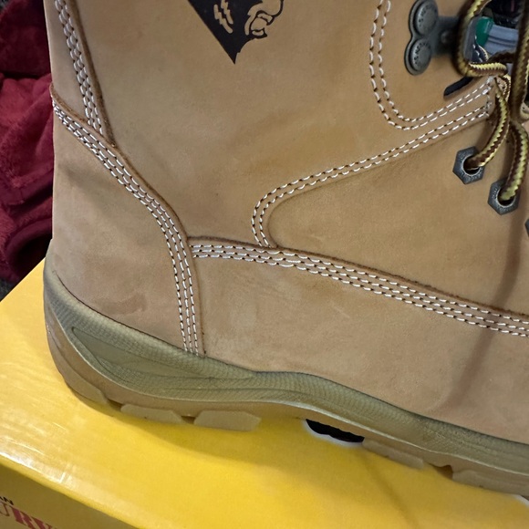 M HS Big Timber II Wheat Steel Toe Boots - Picture 3 of 12